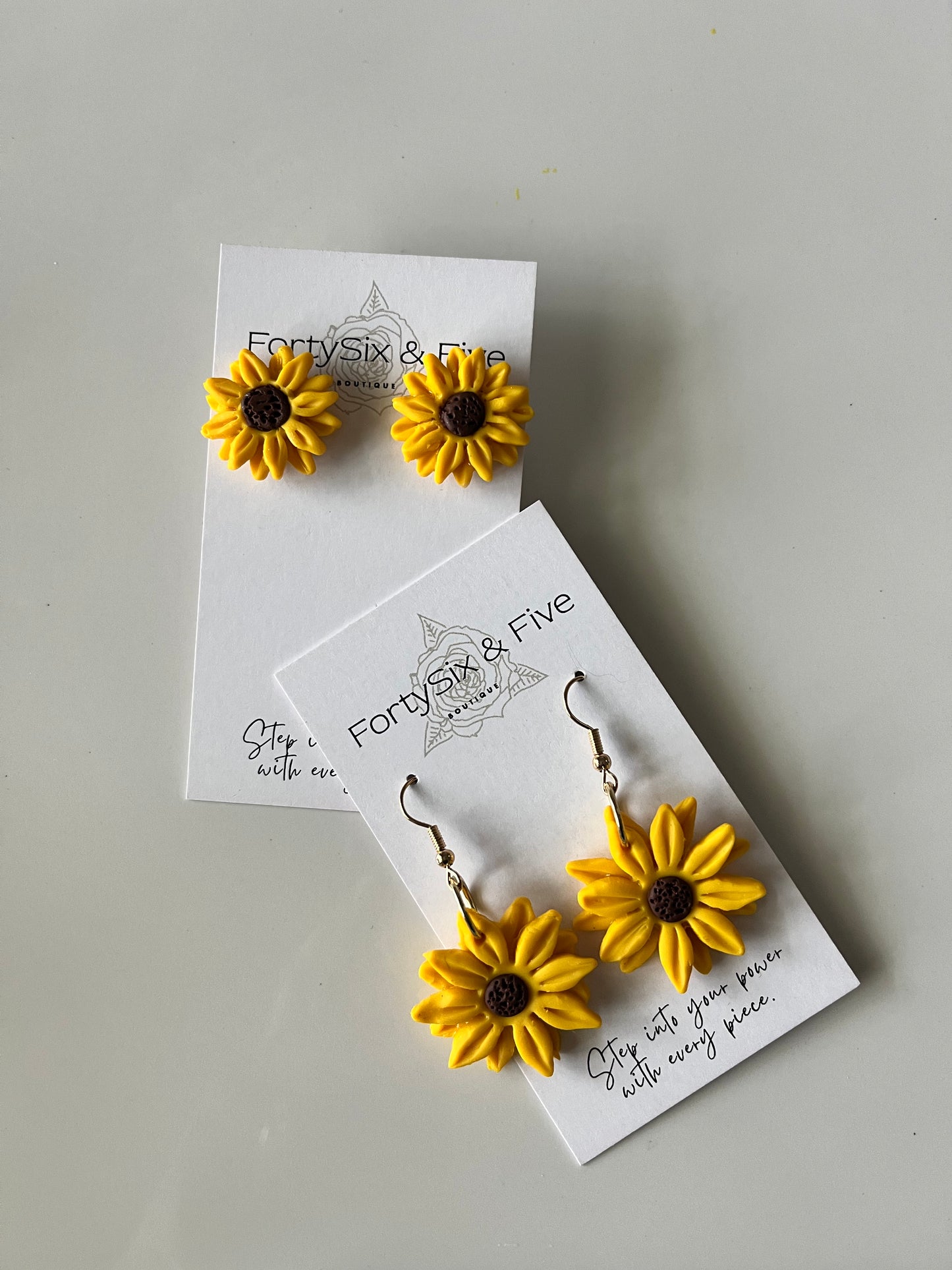 Sunflower Studs Fall Earrings 1955