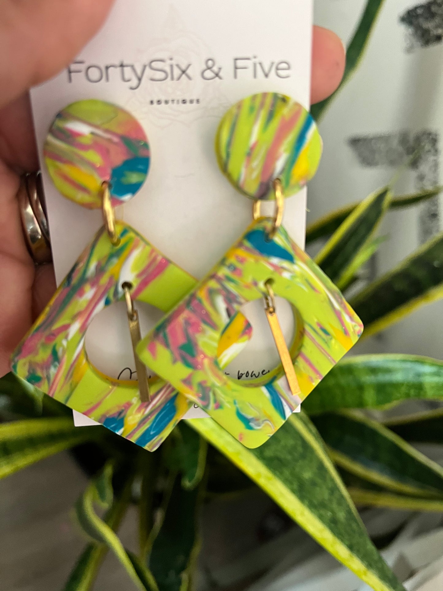 Multicolor “Julie” Earrings  1955