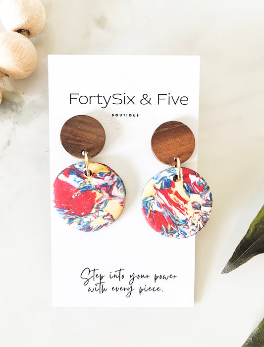 Junie Circle Earrings  1955