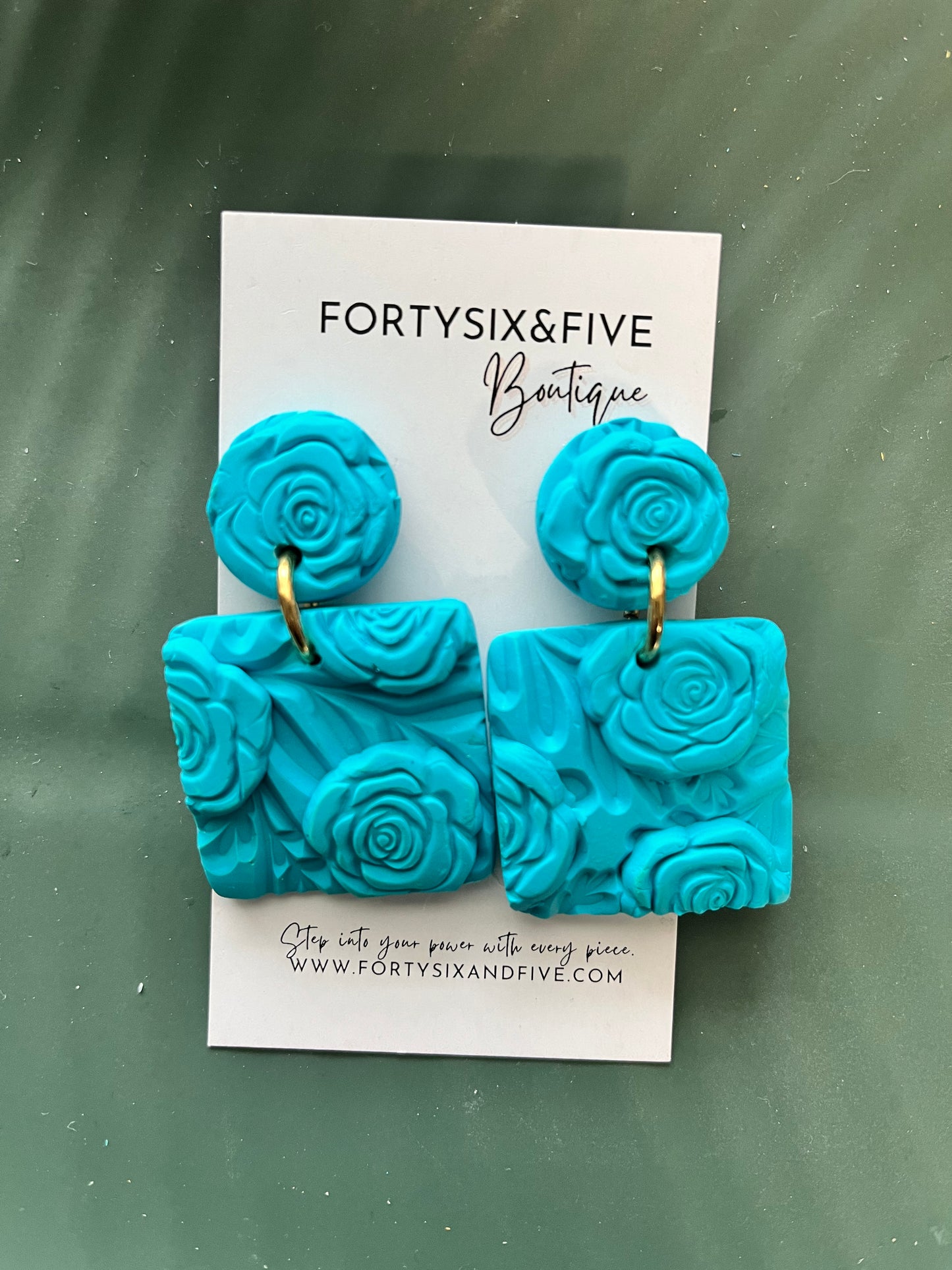 Ocean Blue Ava  Earrings  1955