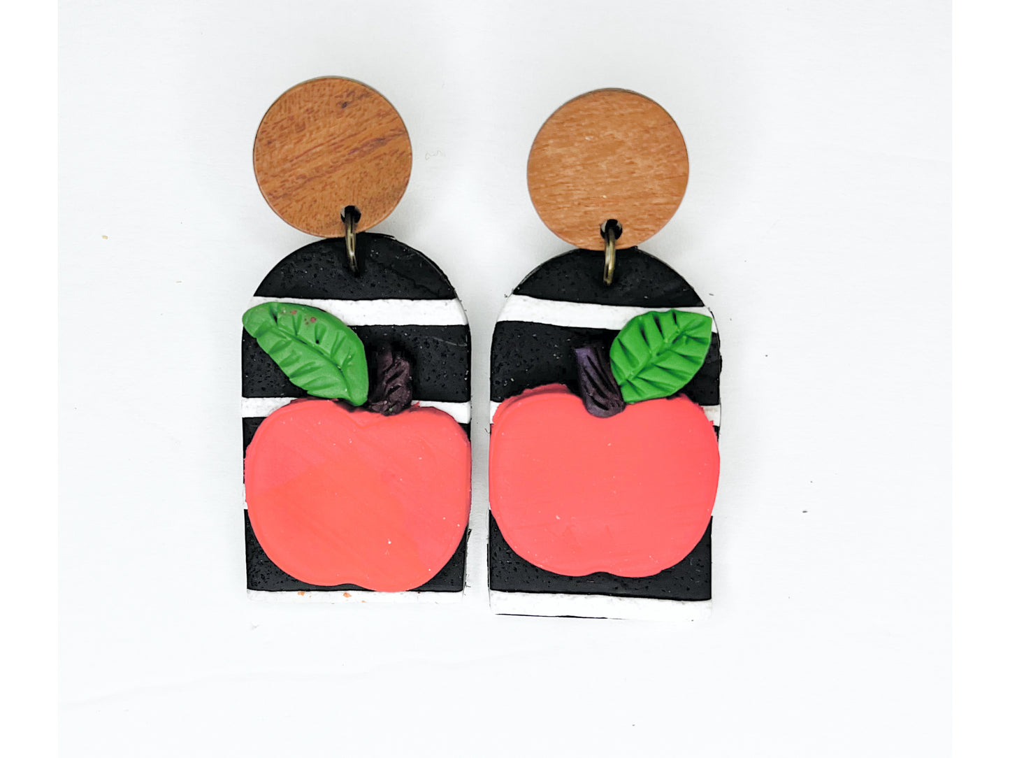 Apple Contrast Dangle BTS Earrings  1955