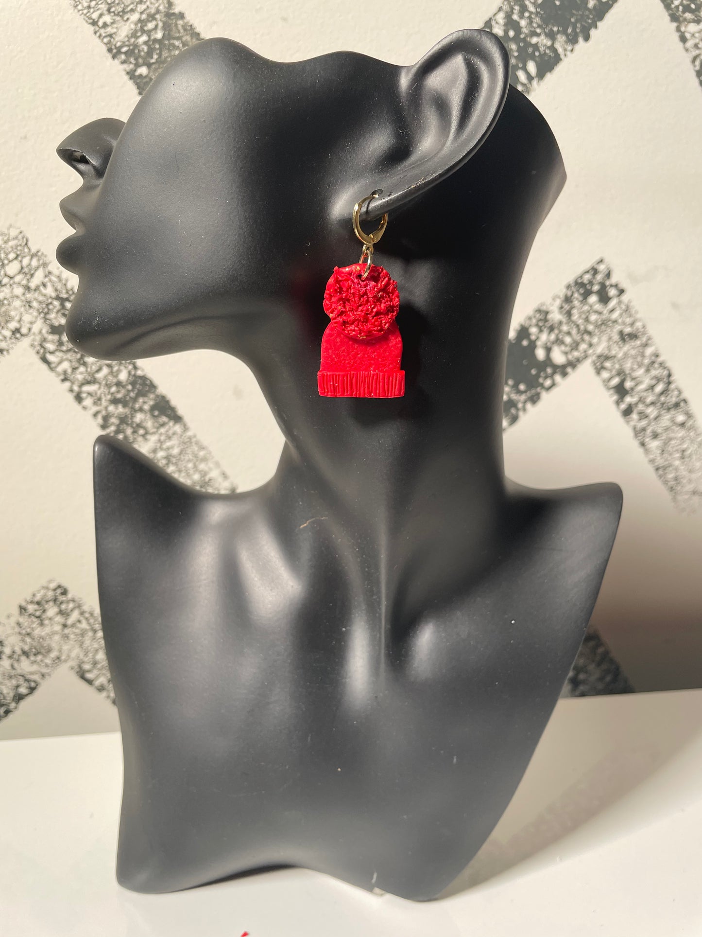 The  Sweater weather hats FALL Earrings 1955