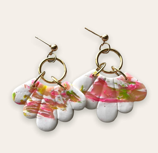 Apricot Mae Earrings  1955