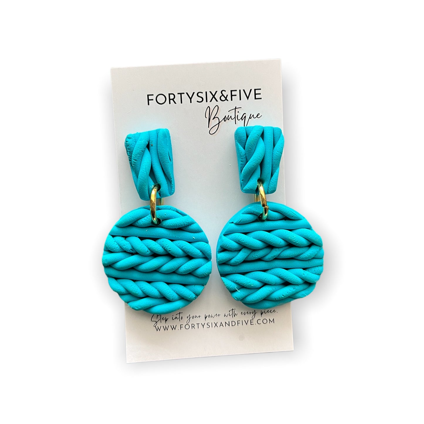 Ocean Blue Ava  Earrings  1955