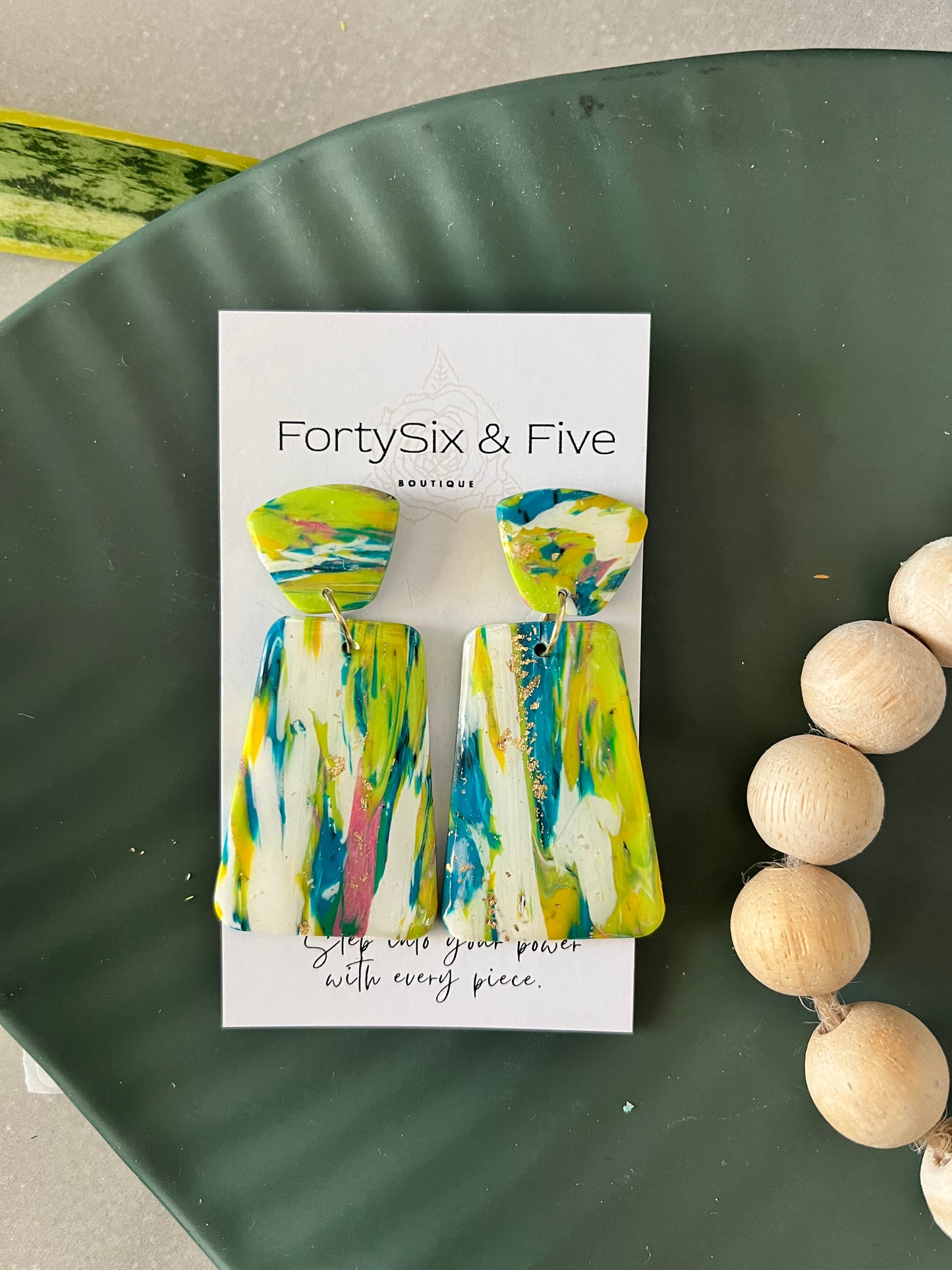 Multi Color “ Tamar” Earrings  1955