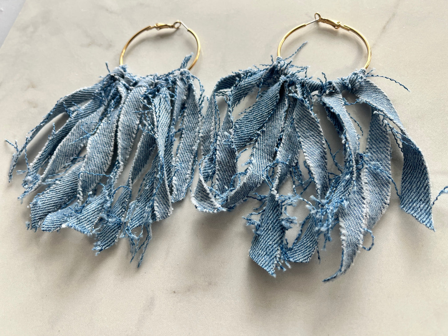 I dream of “Jeanie” Halo Denim dangle Earring 1955
