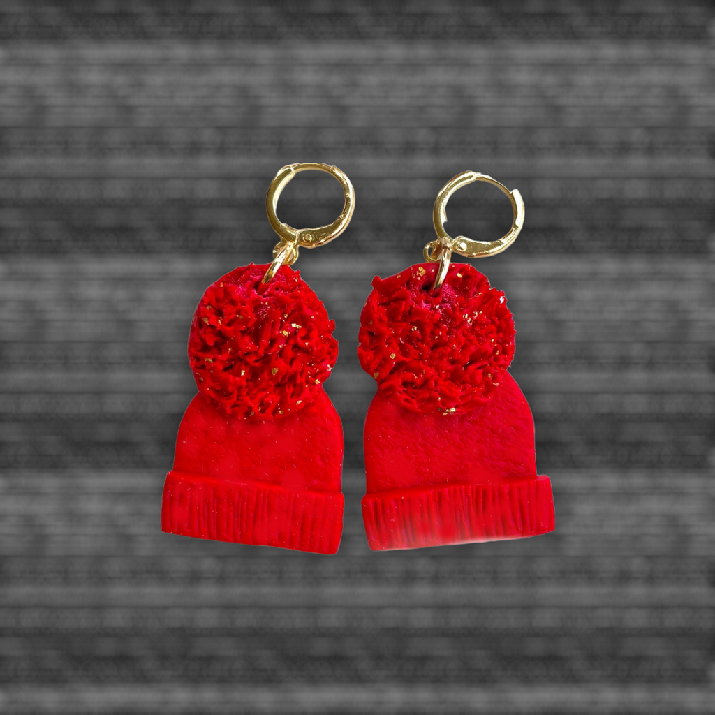 The  Sweater weather hats FALL Earrings 1955
