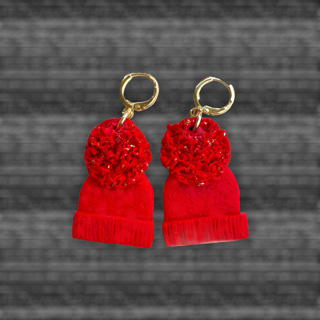 The  Sweater weather hats FALL Earrings 1955