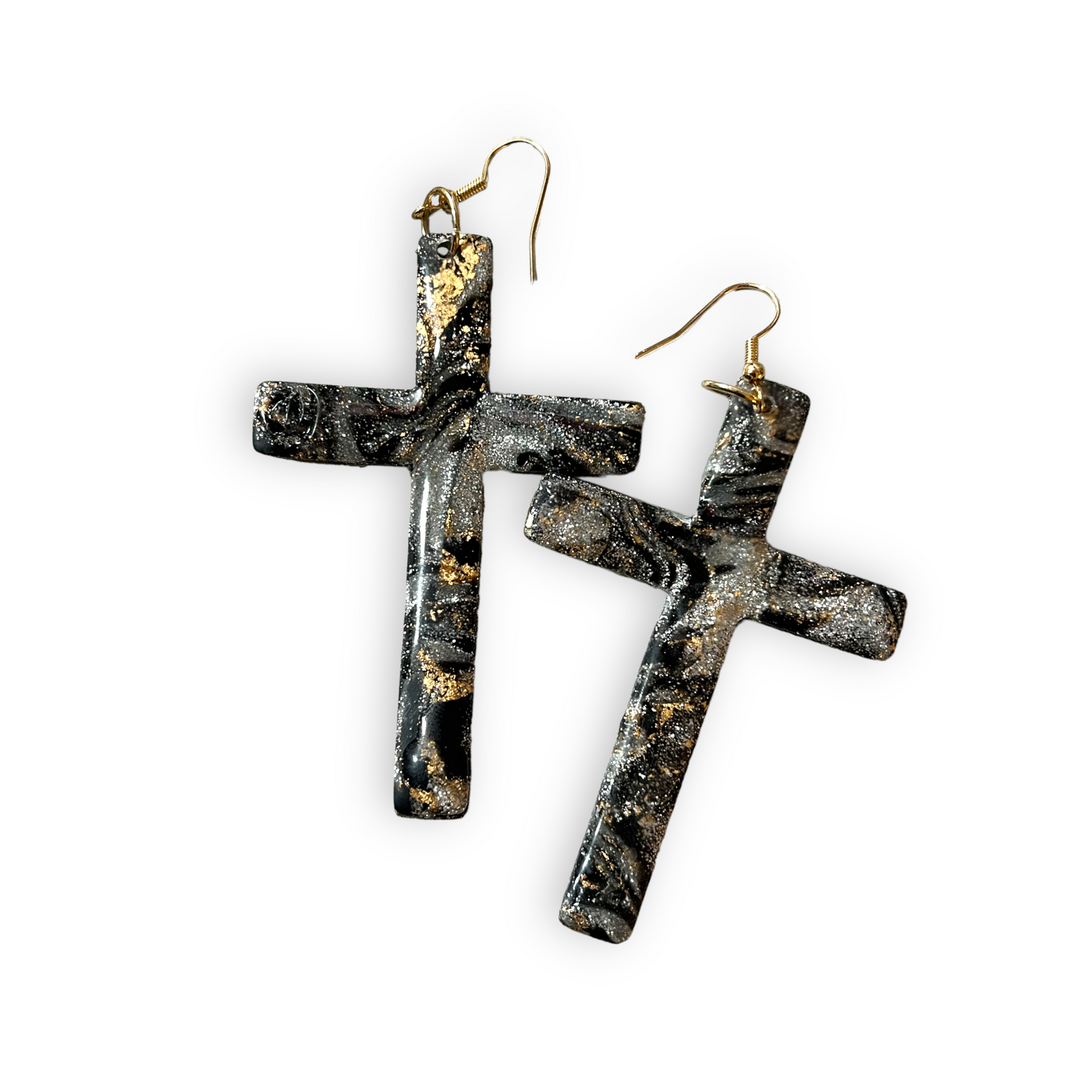 Regal Cross Earrings